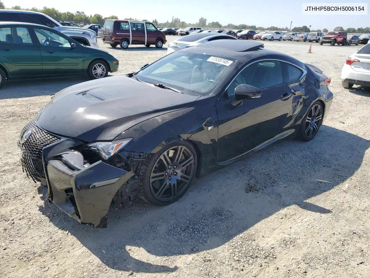 2017 Lexus Rc-F VIN: JTHHP5BC0H5006154 Lot: 60855745