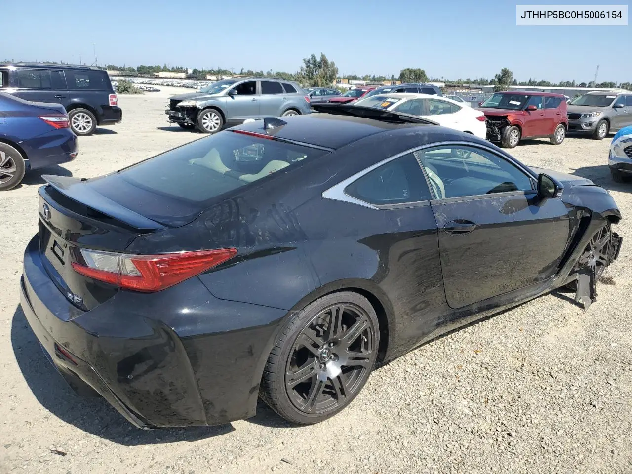 2017 Lexus Rc-F VIN: JTHHP5BC0H5006154 Lot: 60855745