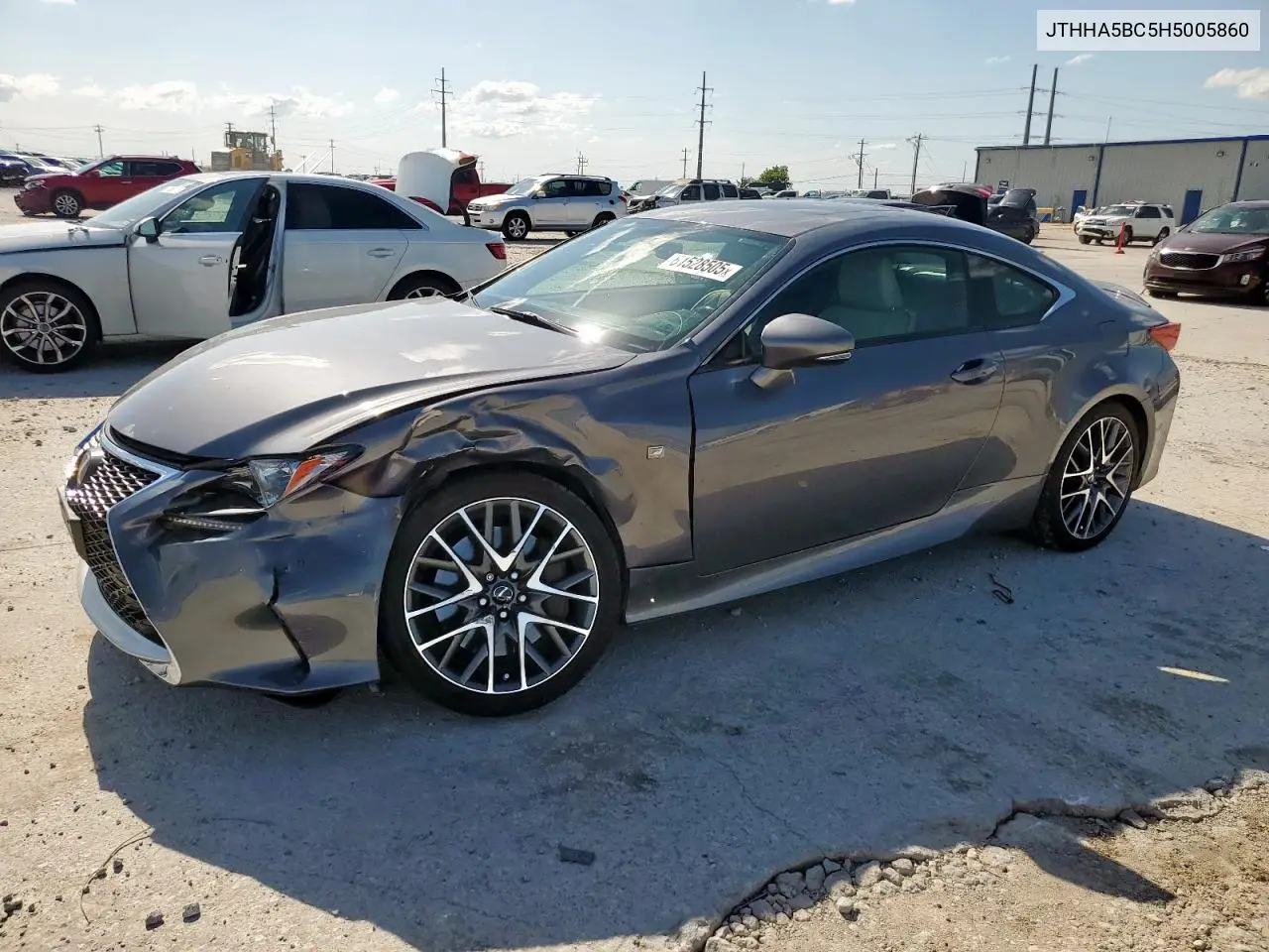 2017 Lexus Rc 200T VIN: JTHHA5BC5H5005860 Lot: 61528505