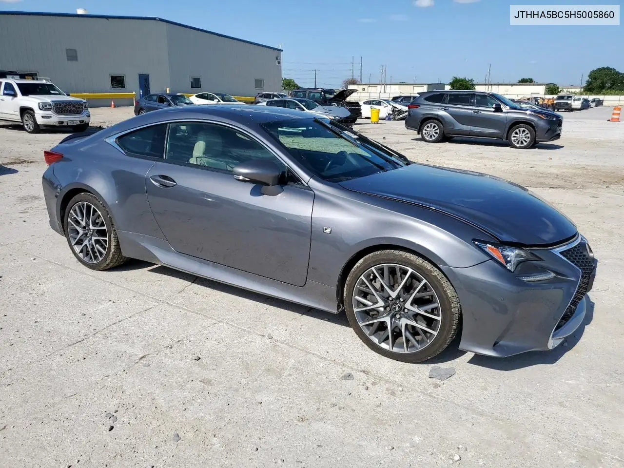 2017 Lexus Rc 200T VIN: JTHHA5BC5H5005860 Lot: 61528505