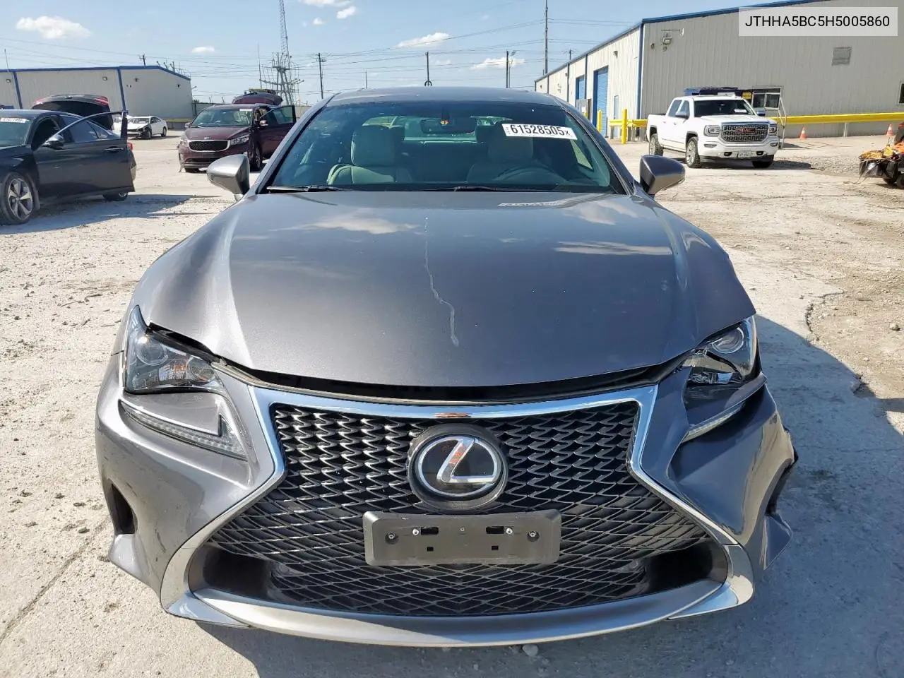 2017 Lexus Rc 200T VIN: JTHHA5BC5H5005860 Lot: 61528505