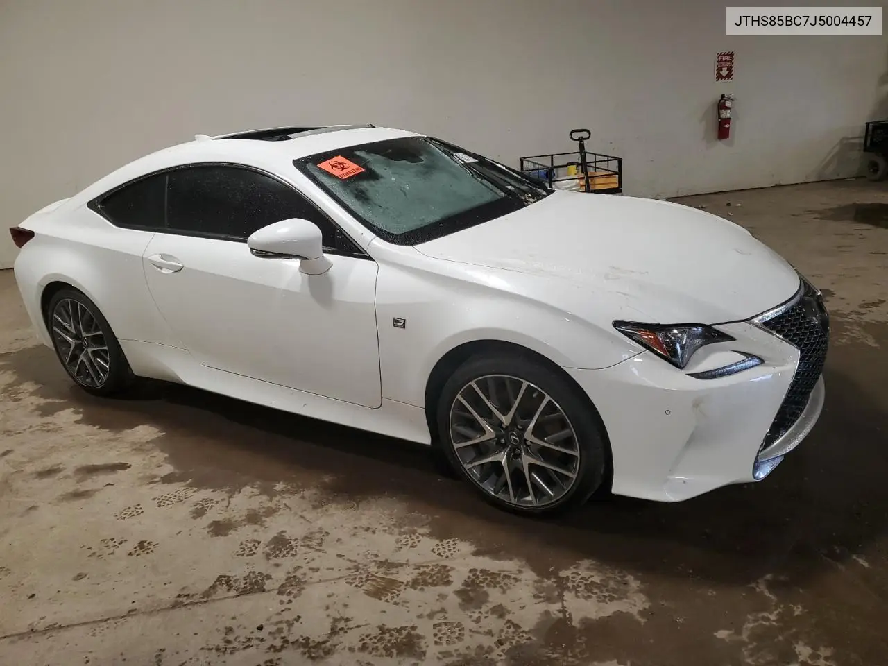 2018 Lexus Rc 300 VIN: JTHS85BC7J5004457 Lot: 43921105