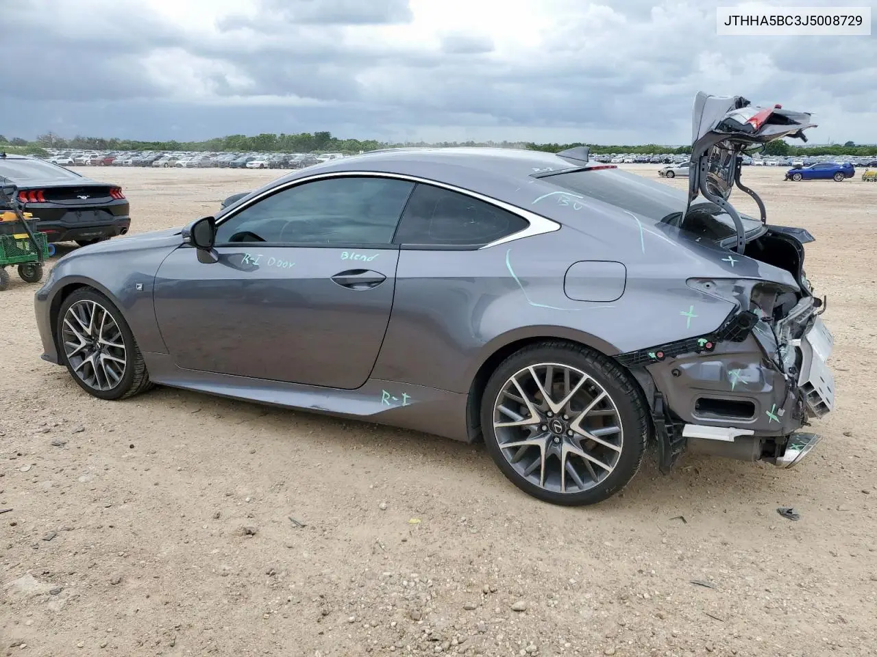 2018 Lexus Rc 300 VIN: JTHHA5BC3J5008729 Lot: 61032285