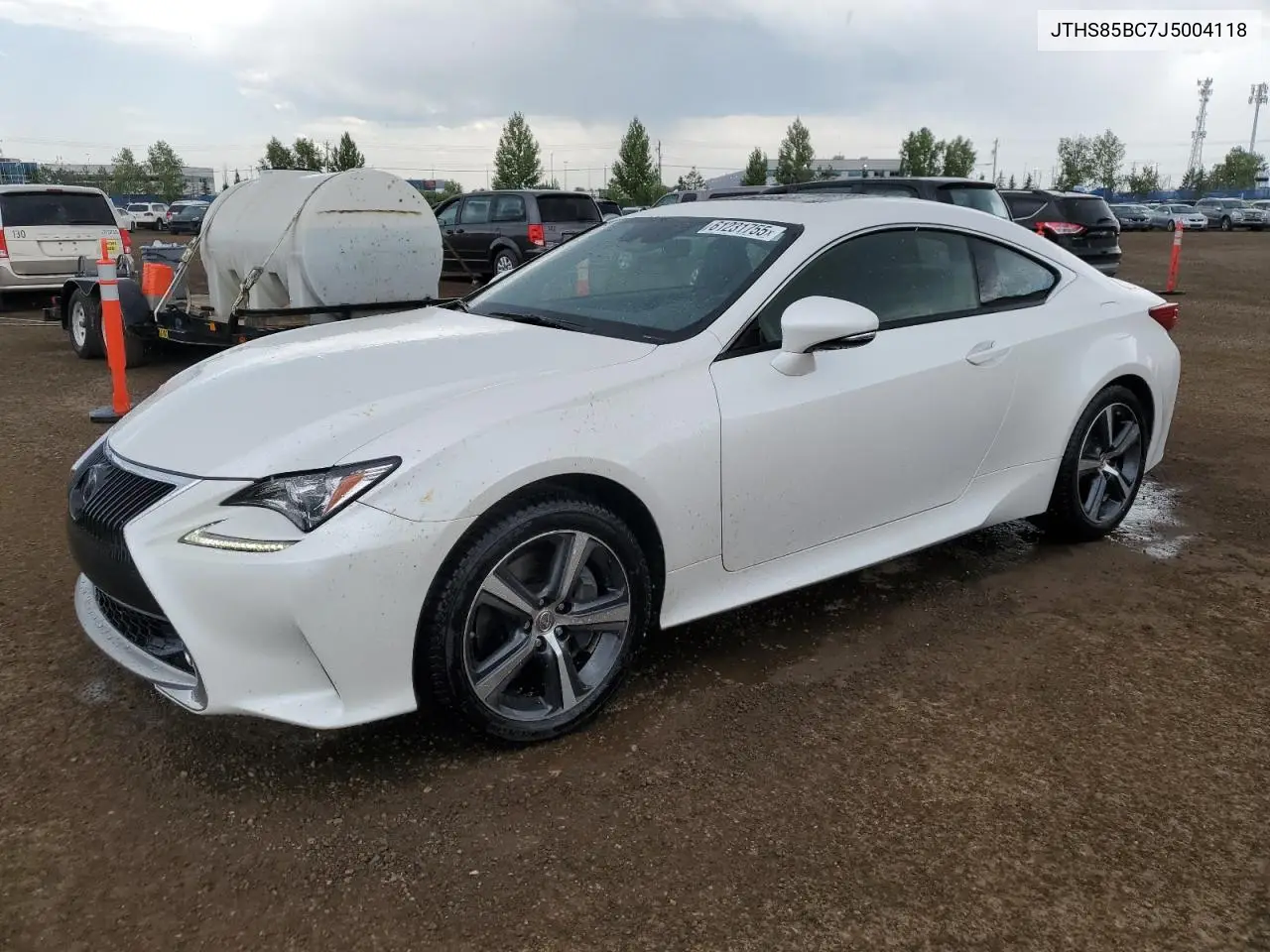 2018 Lexus Rc 300 VIN: JTHS85BC7J5004118 Lot: 61231755