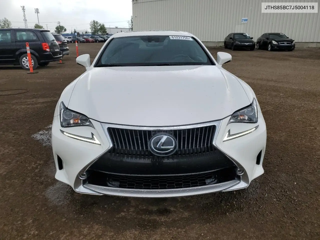 2018 Lexus Rc 300 VIN: JTHS85BC7J5004118 Lot: 61231755