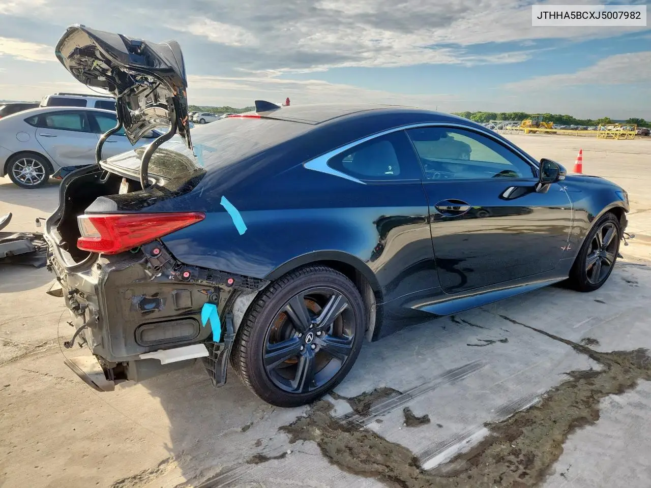 2018 Lexus Rc 300 VIN: JTHHA5BCXJ5007982 Lot: 61306655