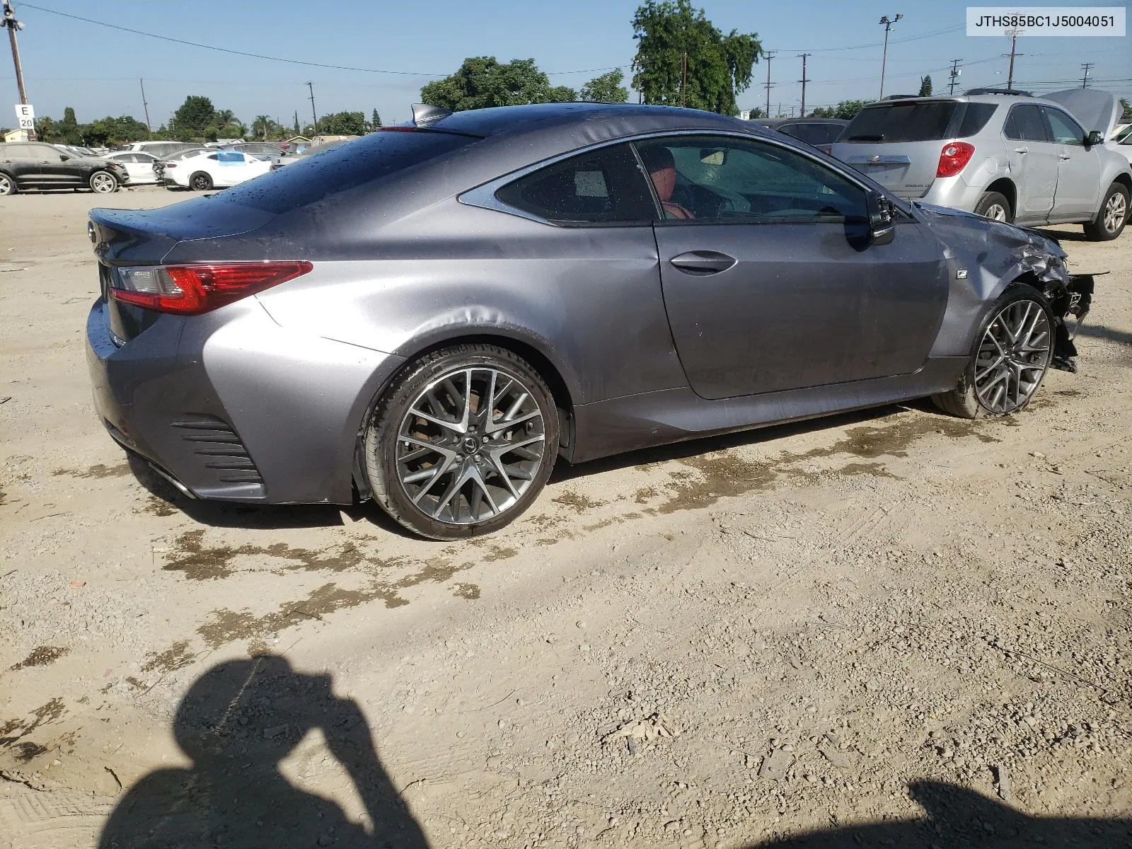 2018 Lexus Rc 300 VIN: JTHS85BC1J5004051 Lot: 67704854