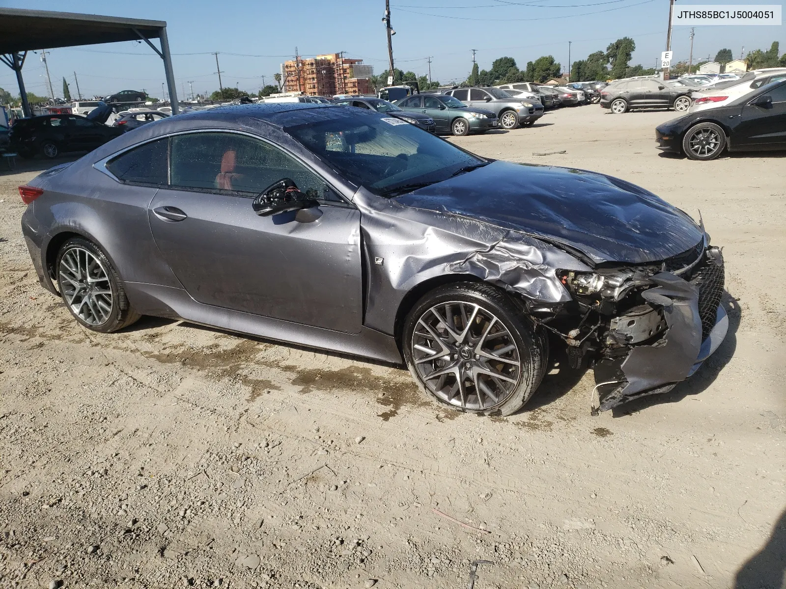 2018 Lexus Rc 300 VIN: JTHS85BC1J5004051 Lot: 67704854