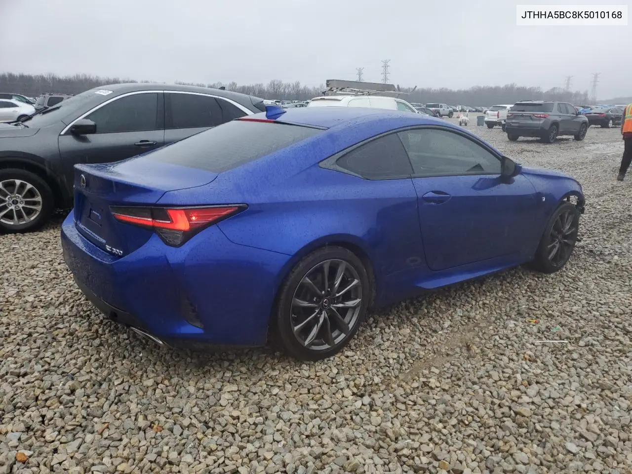 2019 Lexus Rc 300 VIN: JTHHA5BC8K5010168 Lot: 44616415