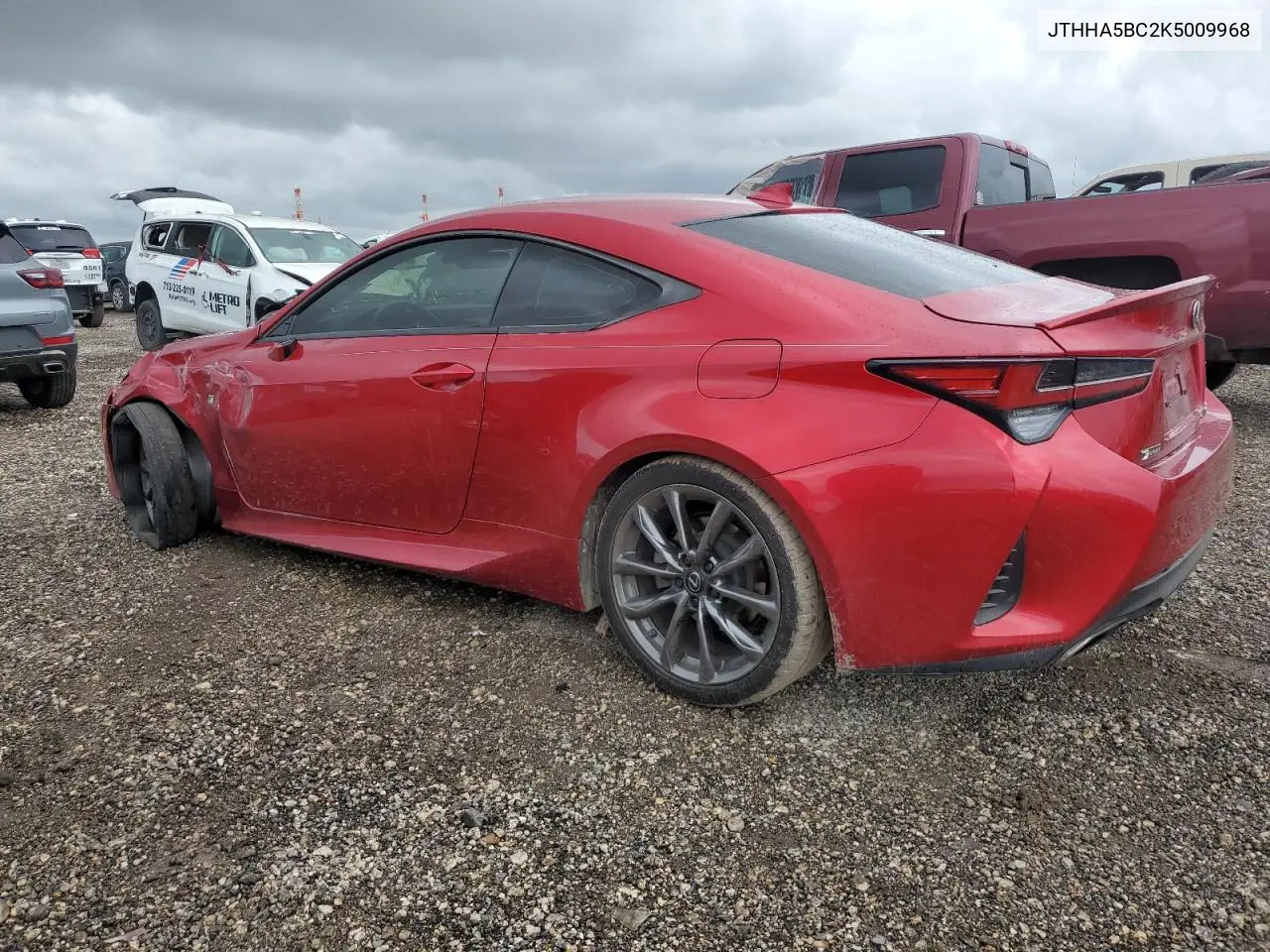 2019 Lexus Rc 300 VIN: JTHHA5BC2K5009968 Lot: 50618695