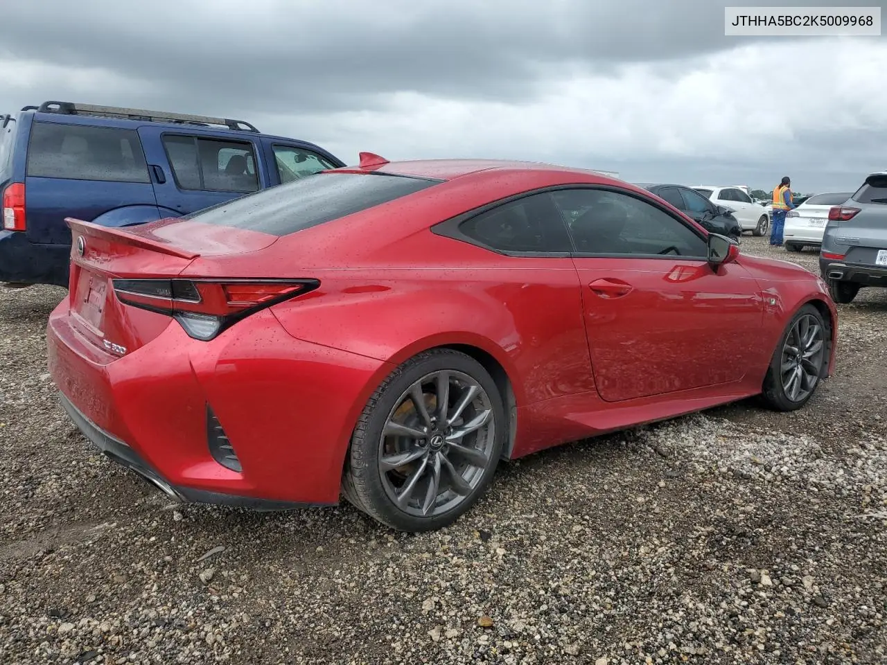 2019 Lexus Rc 300 VIN: JTHHA5BC2K5009968 Lot: 50618695