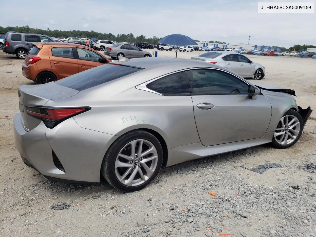 2019 Lexus Rc 300 VIN: JTHHA5BC2K5009159 Lot: 54554875