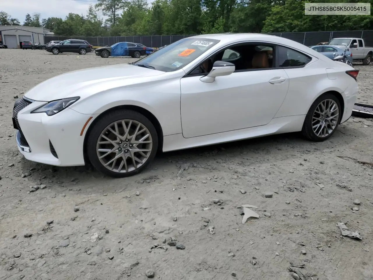 2019 Lexus Rc 300 VIN: JTHS85BC5K5005415 Lot: 57574685