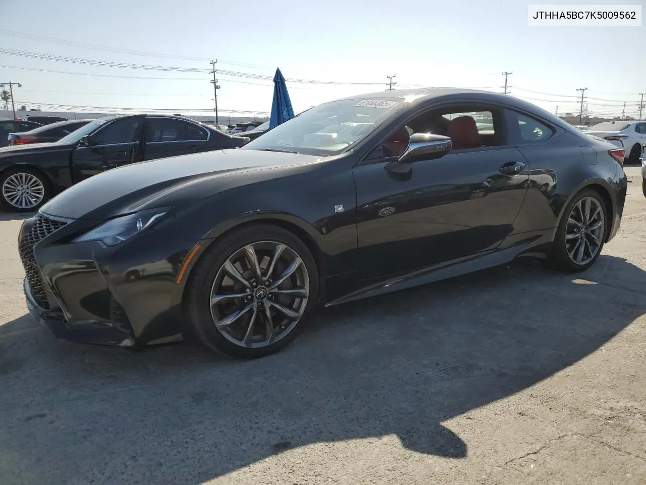 2019 Lexus Rc 300 VIN: JTHHA5BC7K5009562 Lot: 61966365