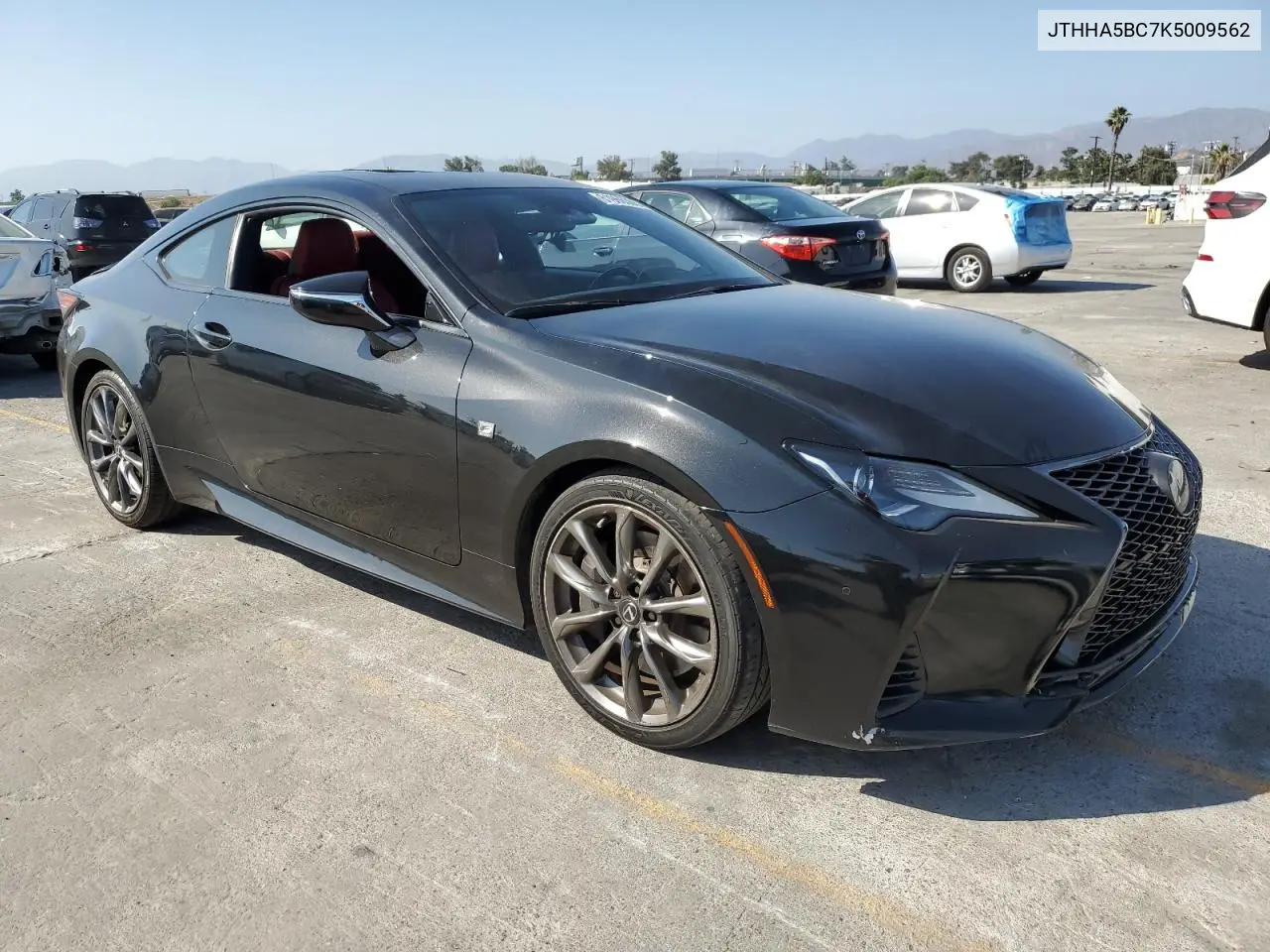 2019 Lexus Rc 300 VIN: JTHHA5BC7K5009562 Lot: 61966365
