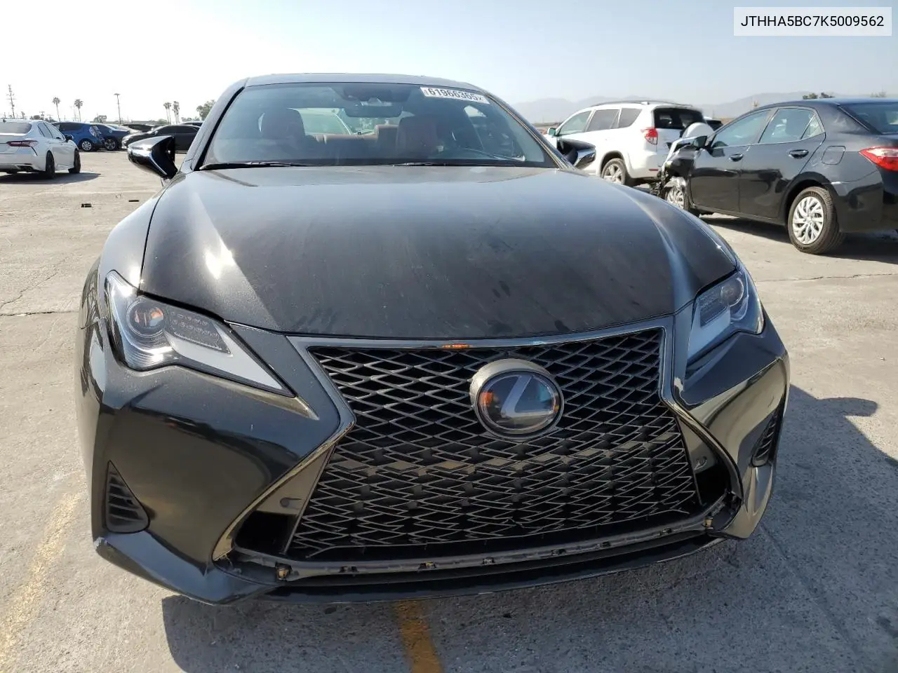 2019 Lexus Rc 300 VIN: JTHHA5BC7K5009562 Lot: 61966365