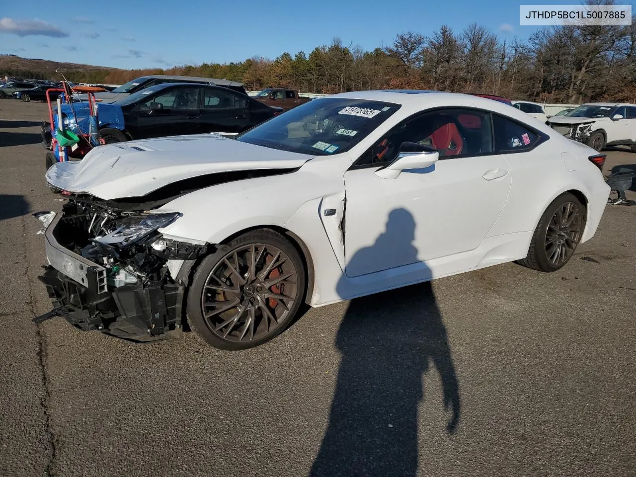 2020 Lexus Rc-F VIN: JTHDP5BC1L5007885 Lot: 41475365