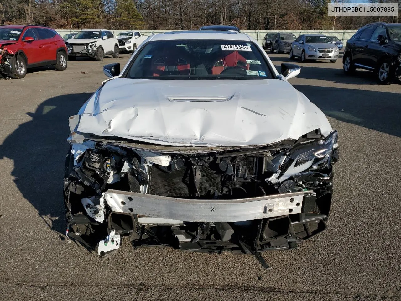 2020 Lexus Rc-F VIN: JTHDP5BC1L5007885 Lot: 41475365