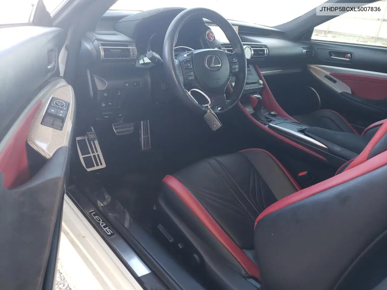 2020 Lexus Rc-F VIN: JTHDP5BCXL5007836 Lot: 60625385