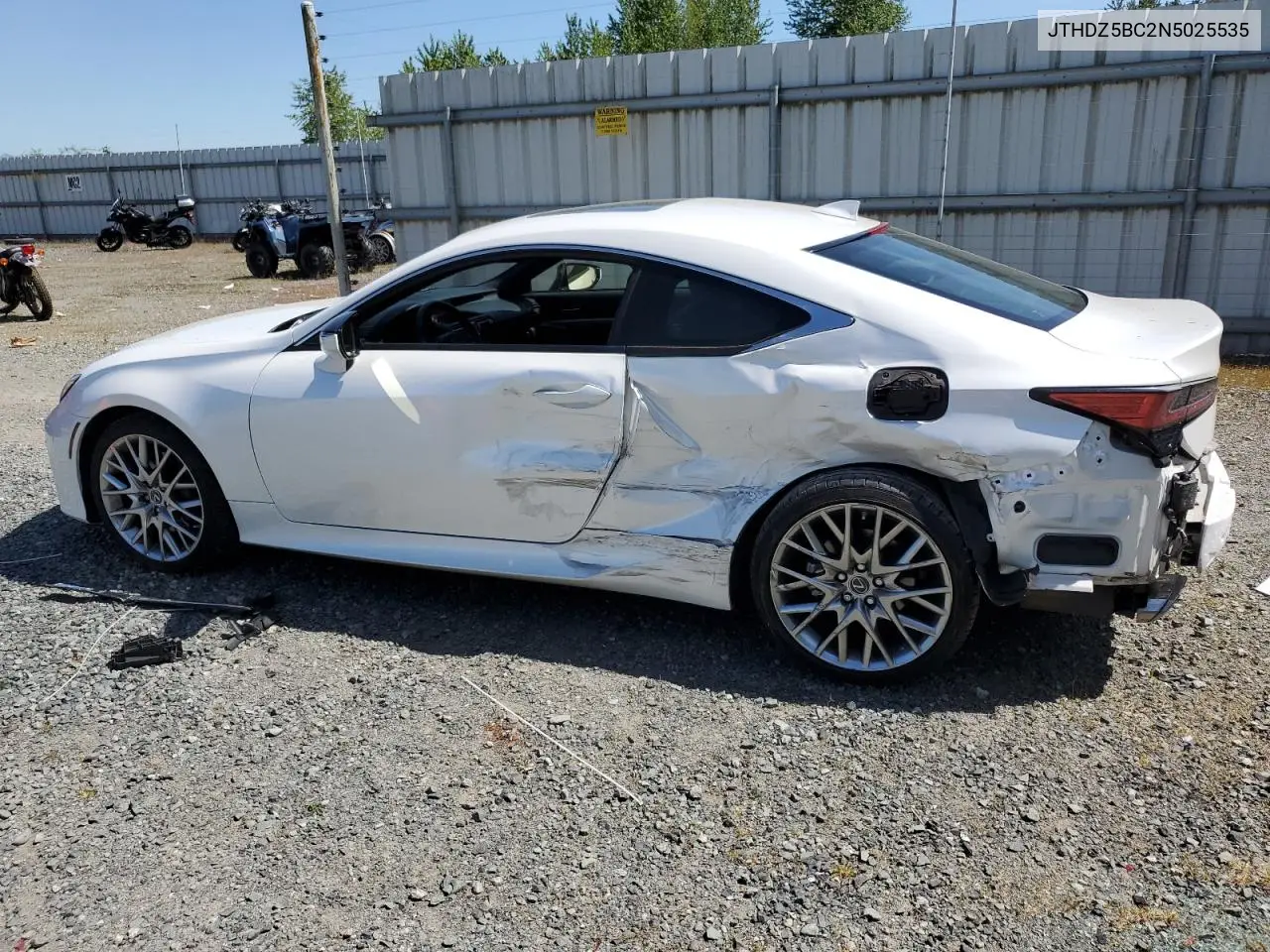 2022 Lexus Rc 350 Base VIN: JTHDZ5BC2N5025535 Lot: 56004595