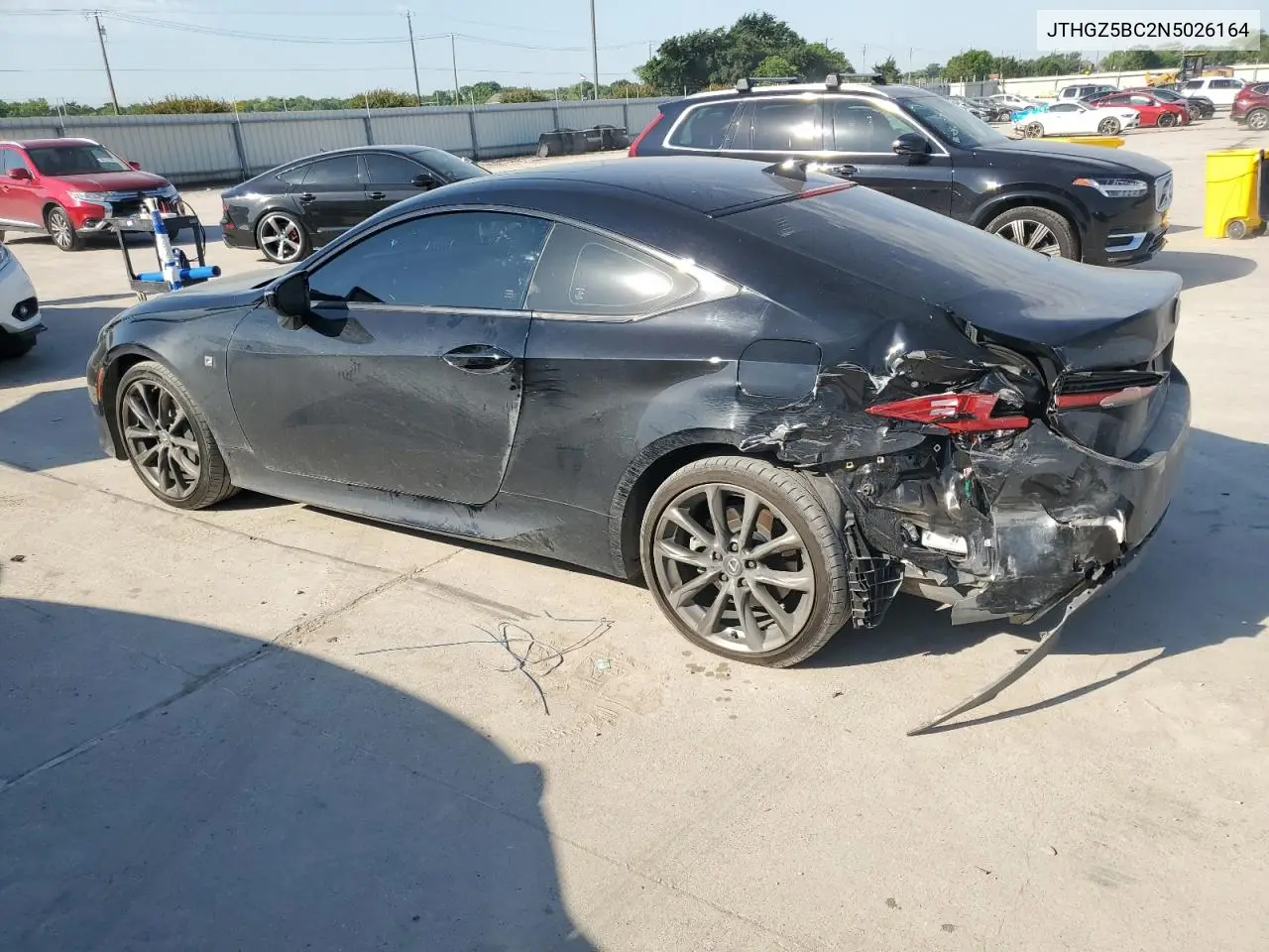 2022 Lexus Rc 350 Base VIN: JTHGZ5BC2N5026164 Lot: 56748595