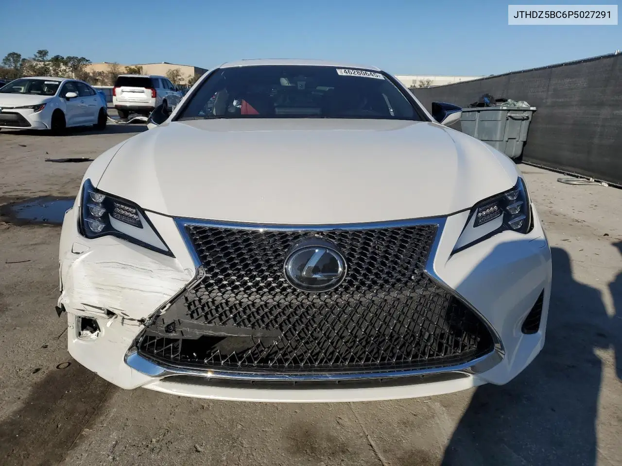 2023 Lexus Rc 350 Base VIN: JTHDZ5BC6P5027291 Lot: 46280645