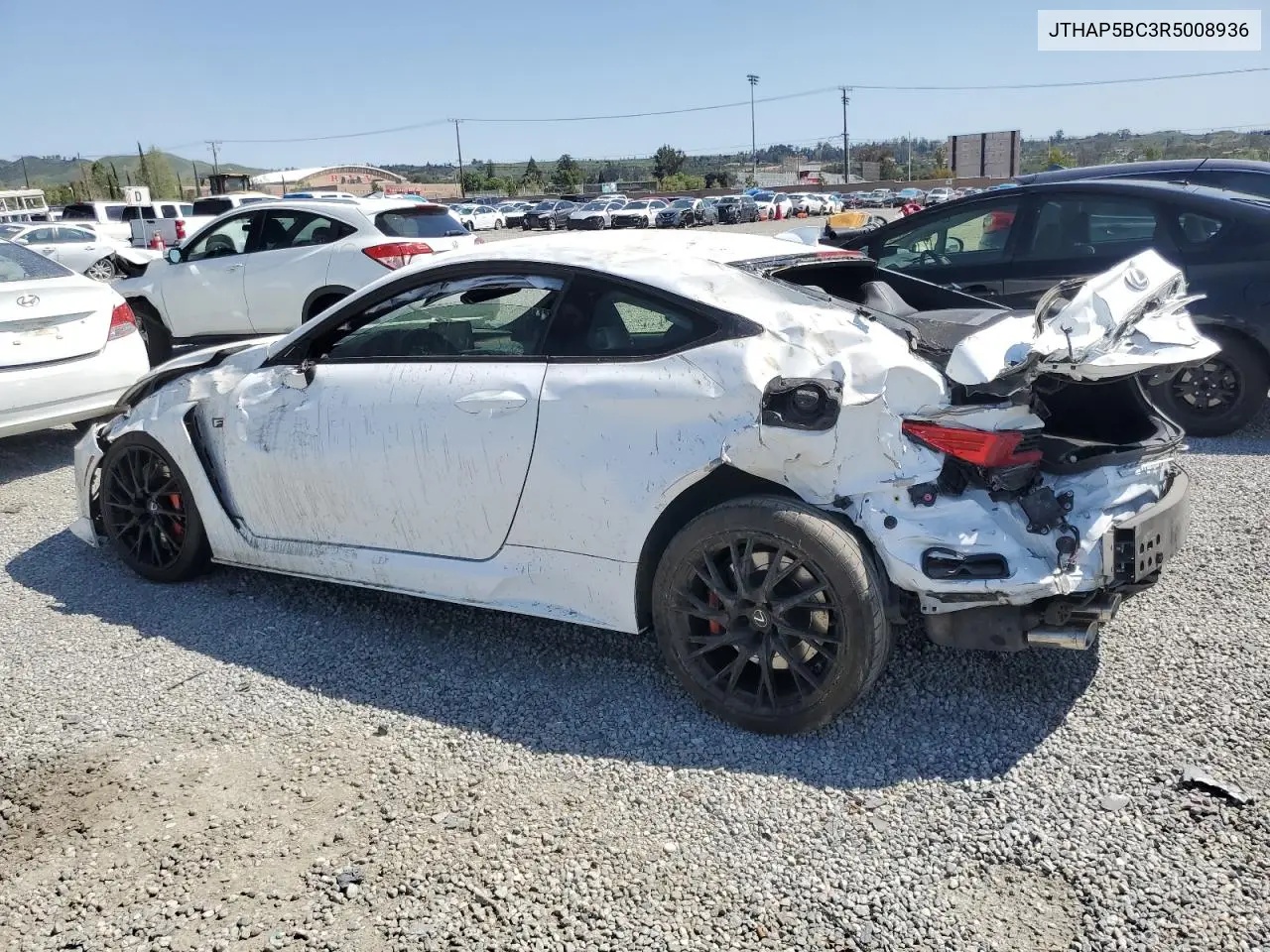 2024 Lexus Rc-F Base VIN: JTHAP5BC3R5008936 Lot: 60244375