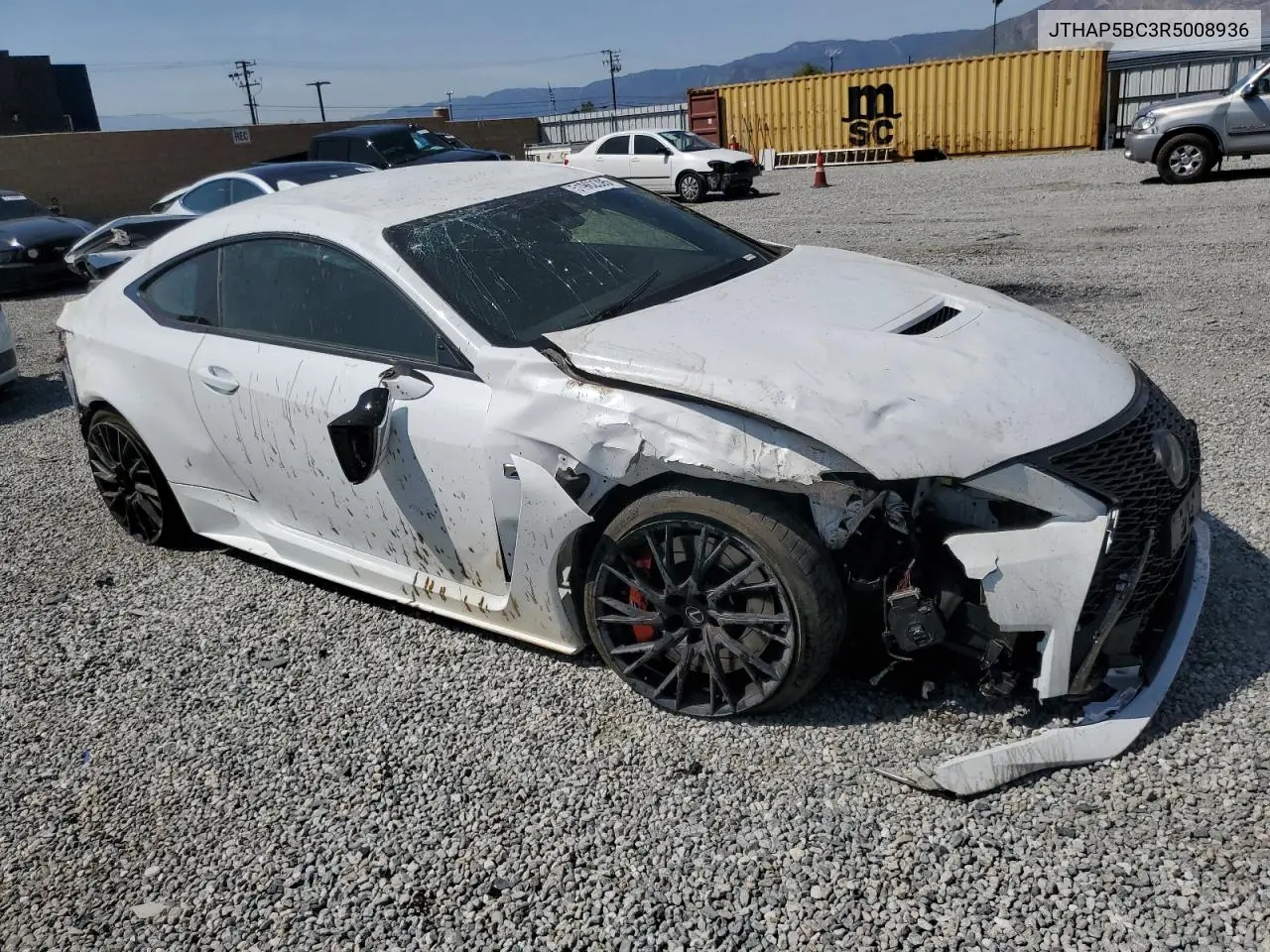 2024 Lexus Rc-F Base VIN: JTHAP5BC3R5008936 Lot: 60244375