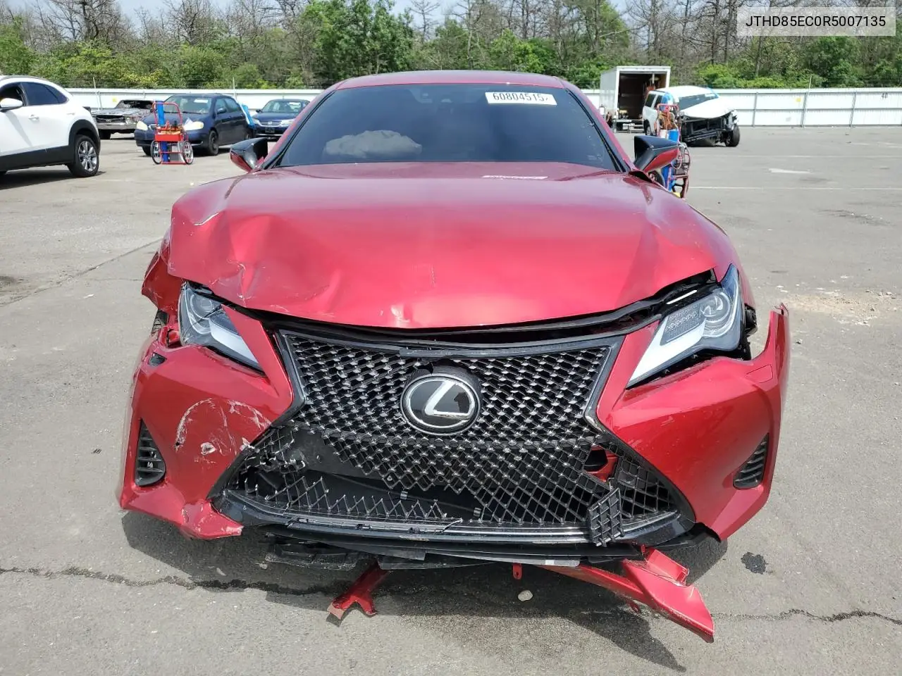 2024 Lexus Rc 300 Base VIN: JTHD85EC0R5007135 Lot: 60804515