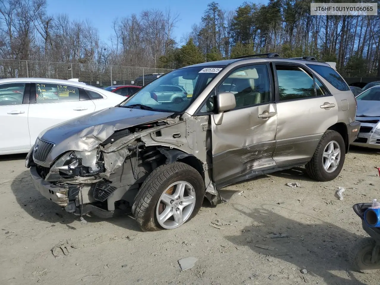 2000 Lexus Rx 300 VIN: JT6HF10U1Y0106065 Lot: 48053525