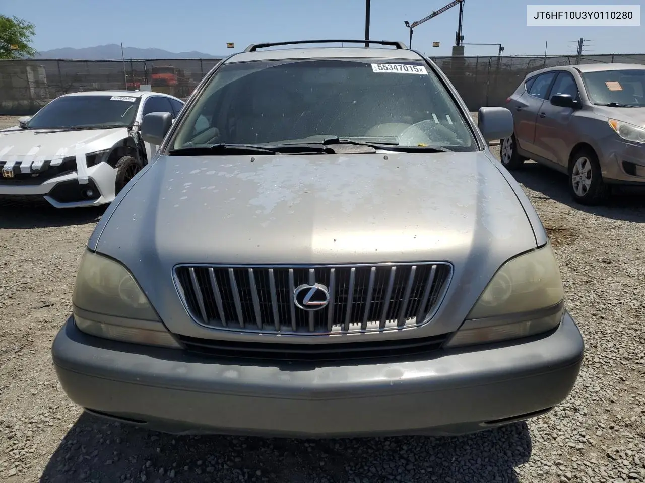 2000 Lexus Rx 300 VIN: JT6HF10U3Y0110280 Lot: 55347015