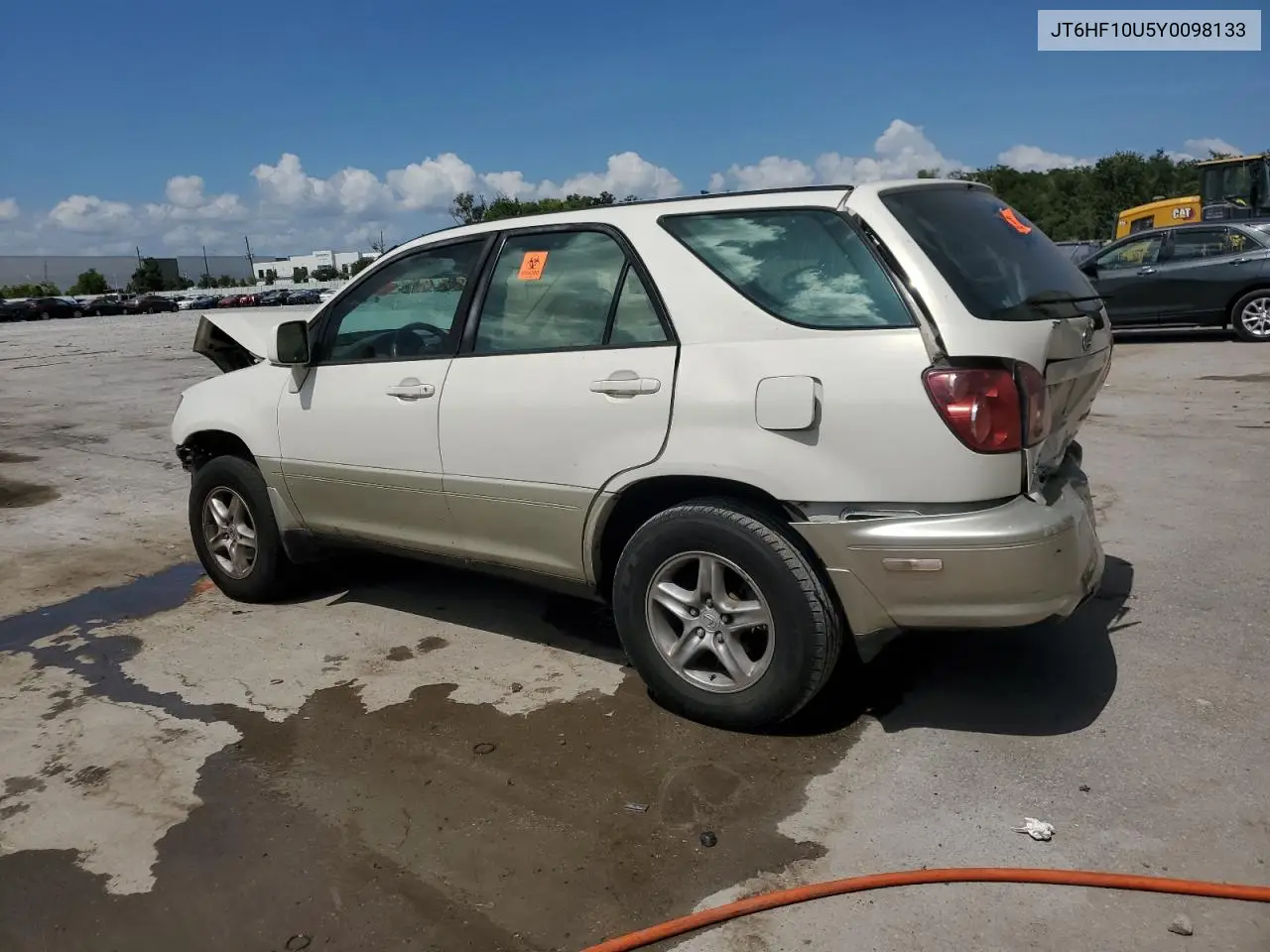2000 Lexus Rx 300 VIN: JT6HF10U5Y0098133 Lot: 55557725