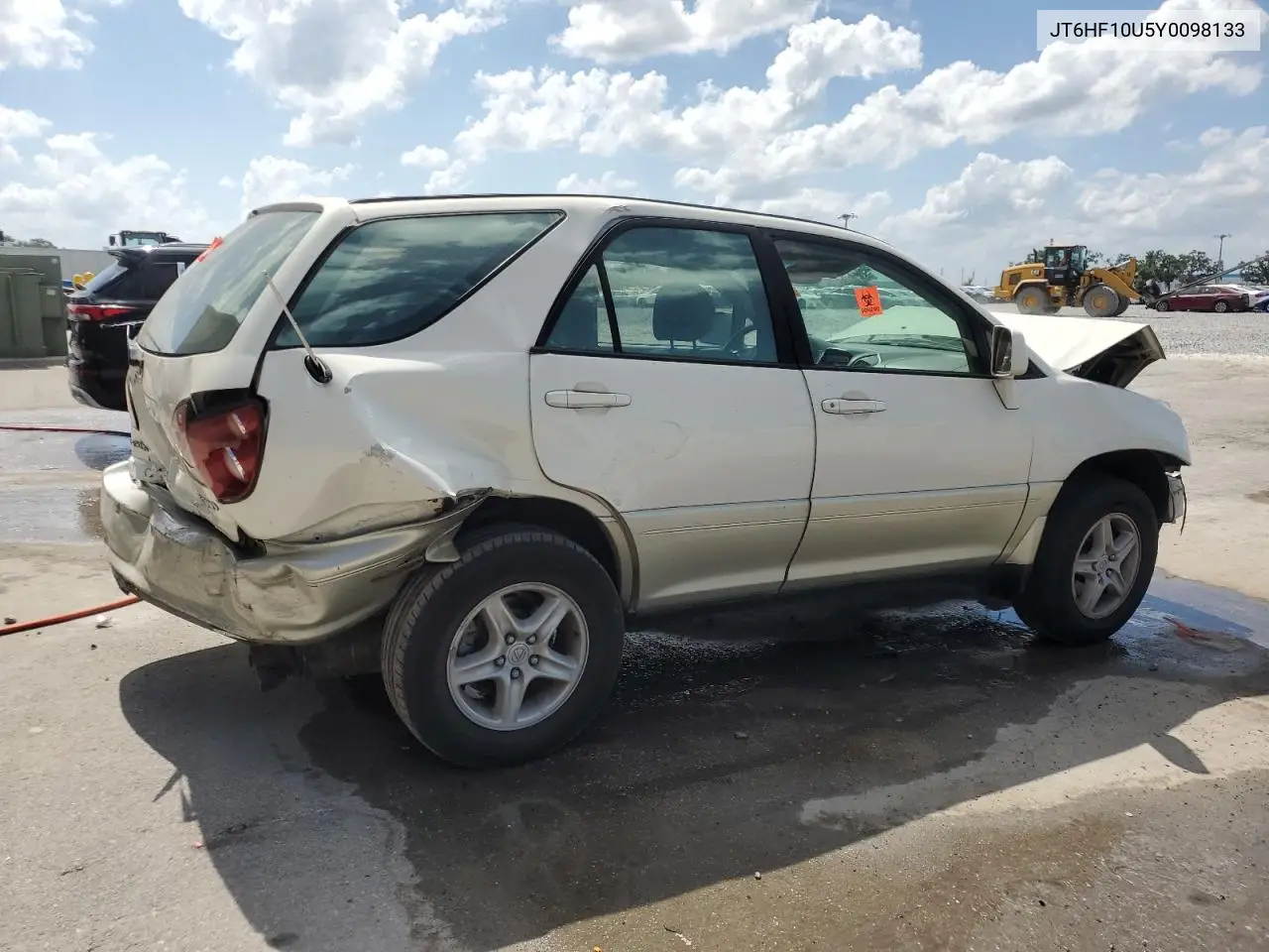 2000 Lexus Rx 300 VIN: JT6HF10U5Y0098133 Lot: 55557725