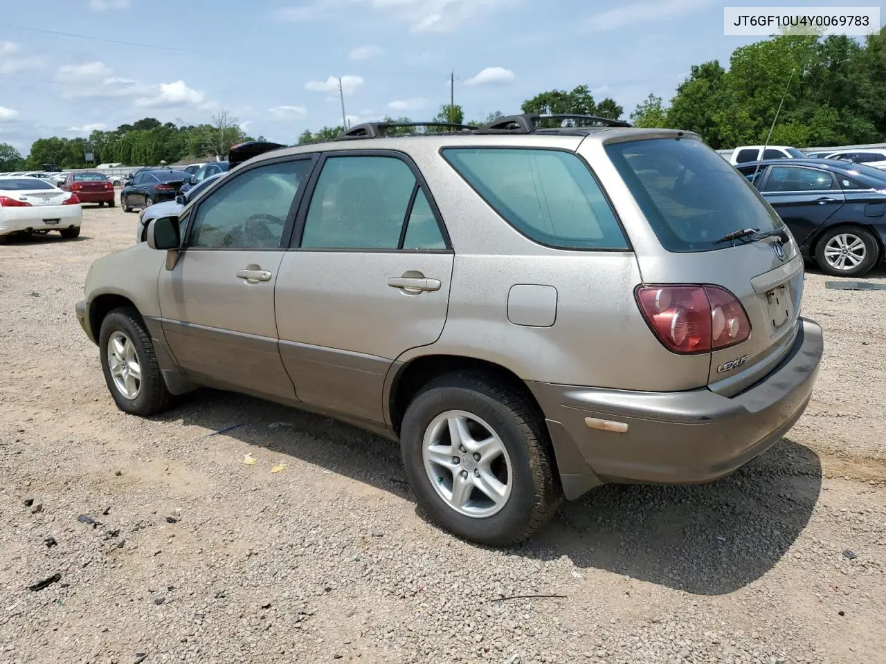 2000 Lexus Rx 300 VIN: JT6GF10U4Y0069783 Lot: 55623115