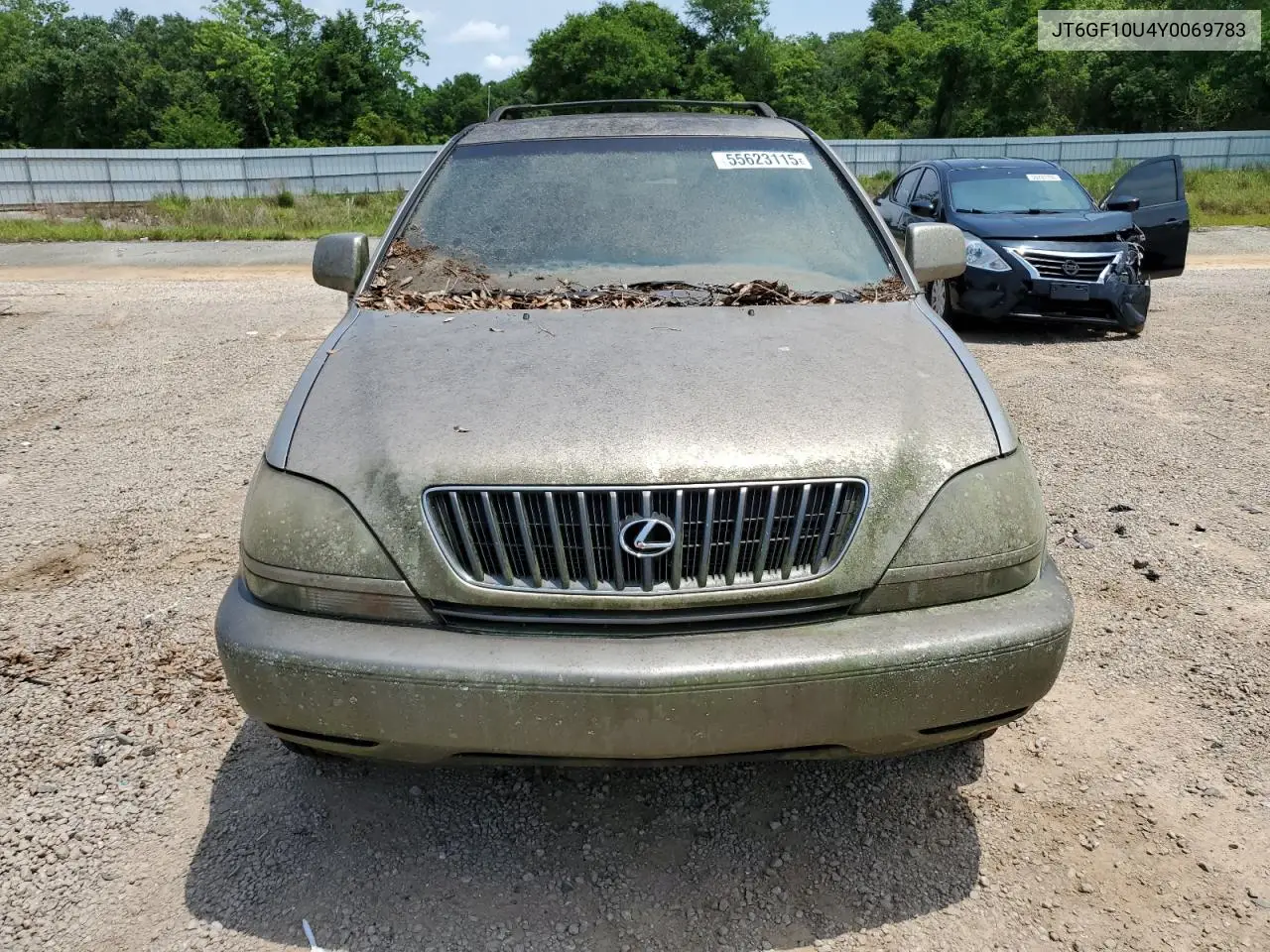 2000 Lexus Rx 300 VIN: JT6GF10U4Y0069783 Lot: 55623115