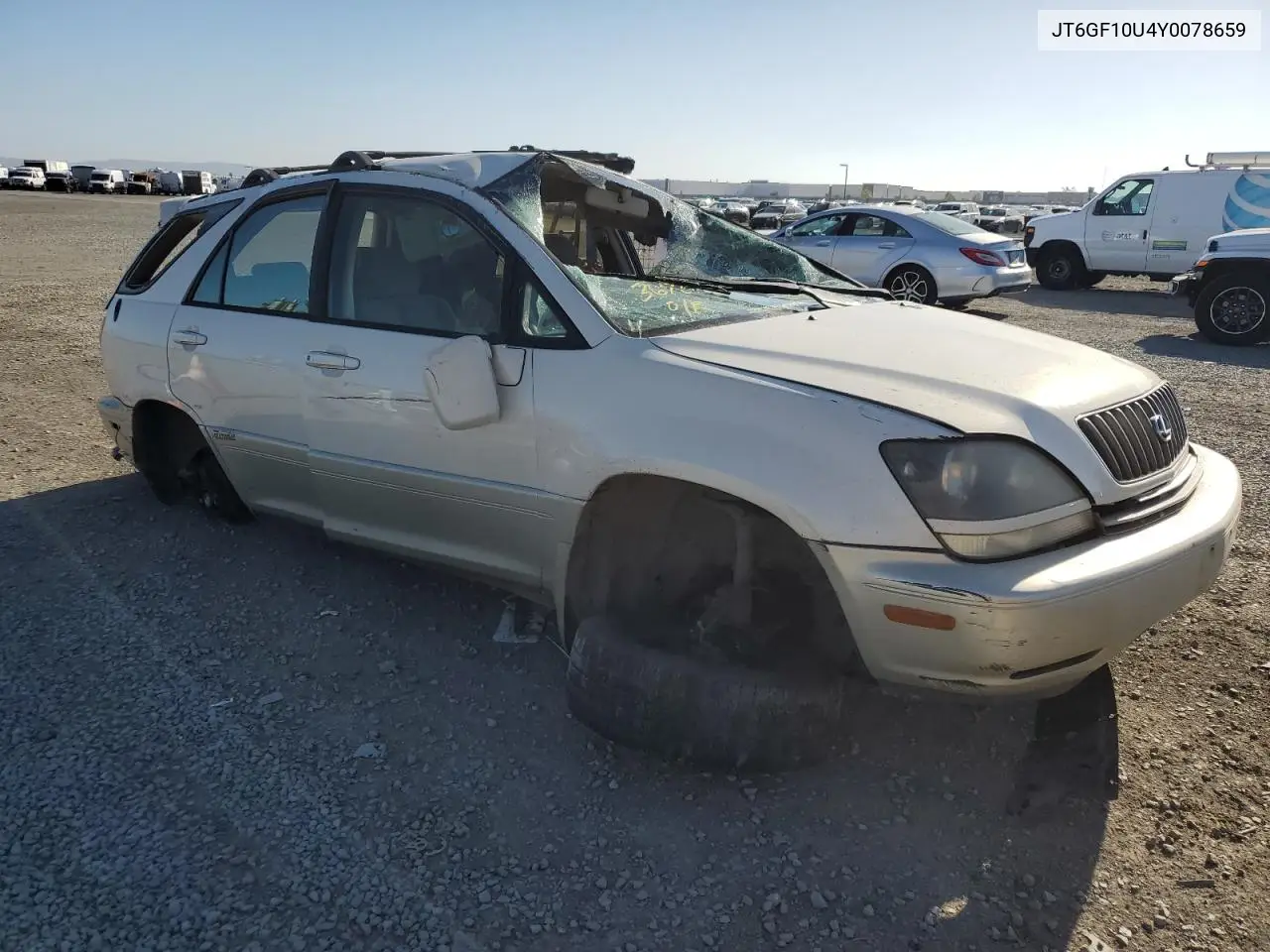 2000 Lexus Rx 300 VIN: JT6GF10U4Y0078659 Lot: 56225645