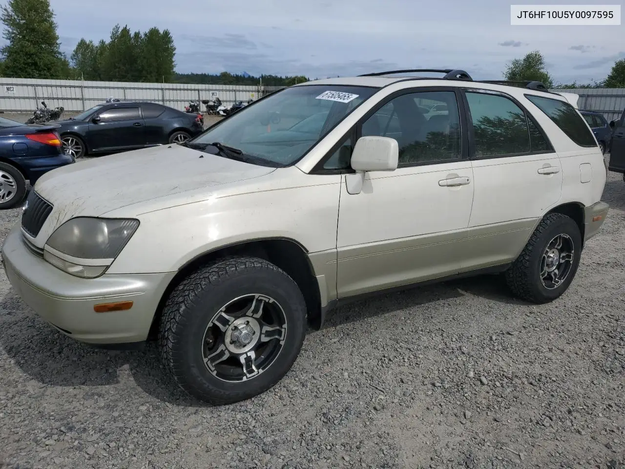2000 Lexus Rx 300 VIN: JT6HF10U5Y0097595 Lot: 61505465
