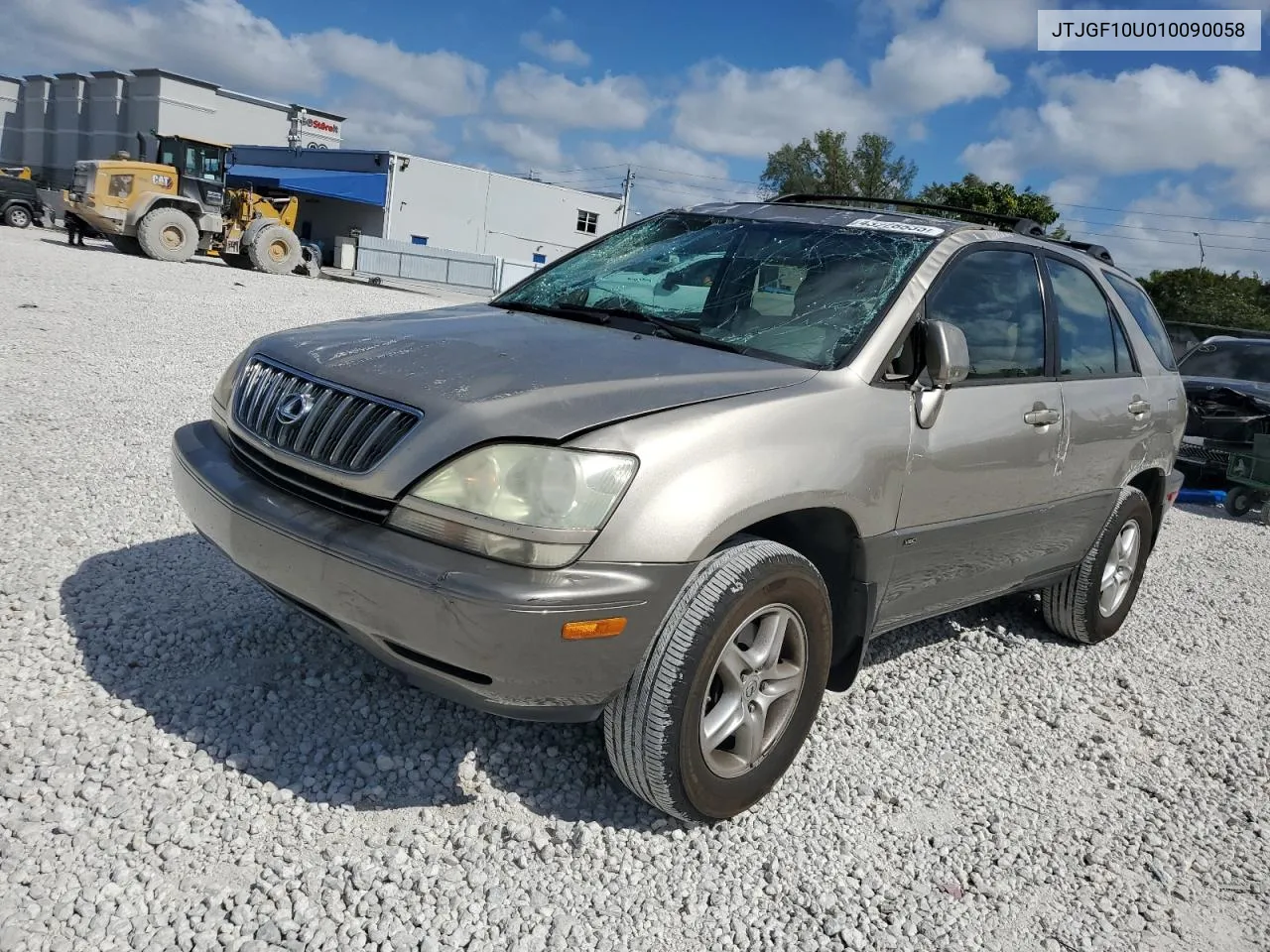 2001 Lexus Rx 300 VIN: JTJGF10U010090058 Lot: 43228535