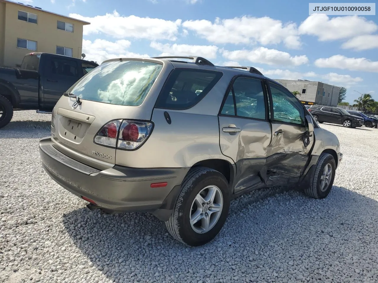 2001 Lexus Rx 300 VIN: JTJGF10U010090058 Lot: 43228535