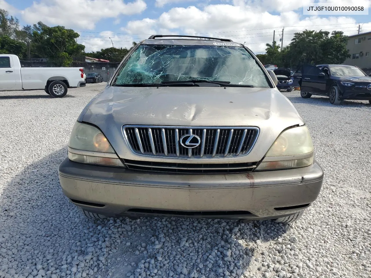2001 Lexus Rx 300 VIN: JTJGF10U010090058 Lot: 43228535