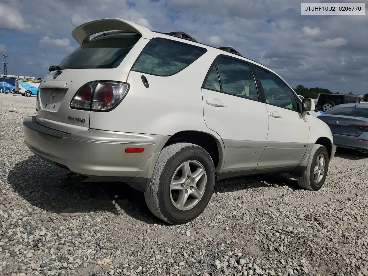 2001 Lexus Rx 300 VIN: JTJHF10U210206770 Lot: 55502095