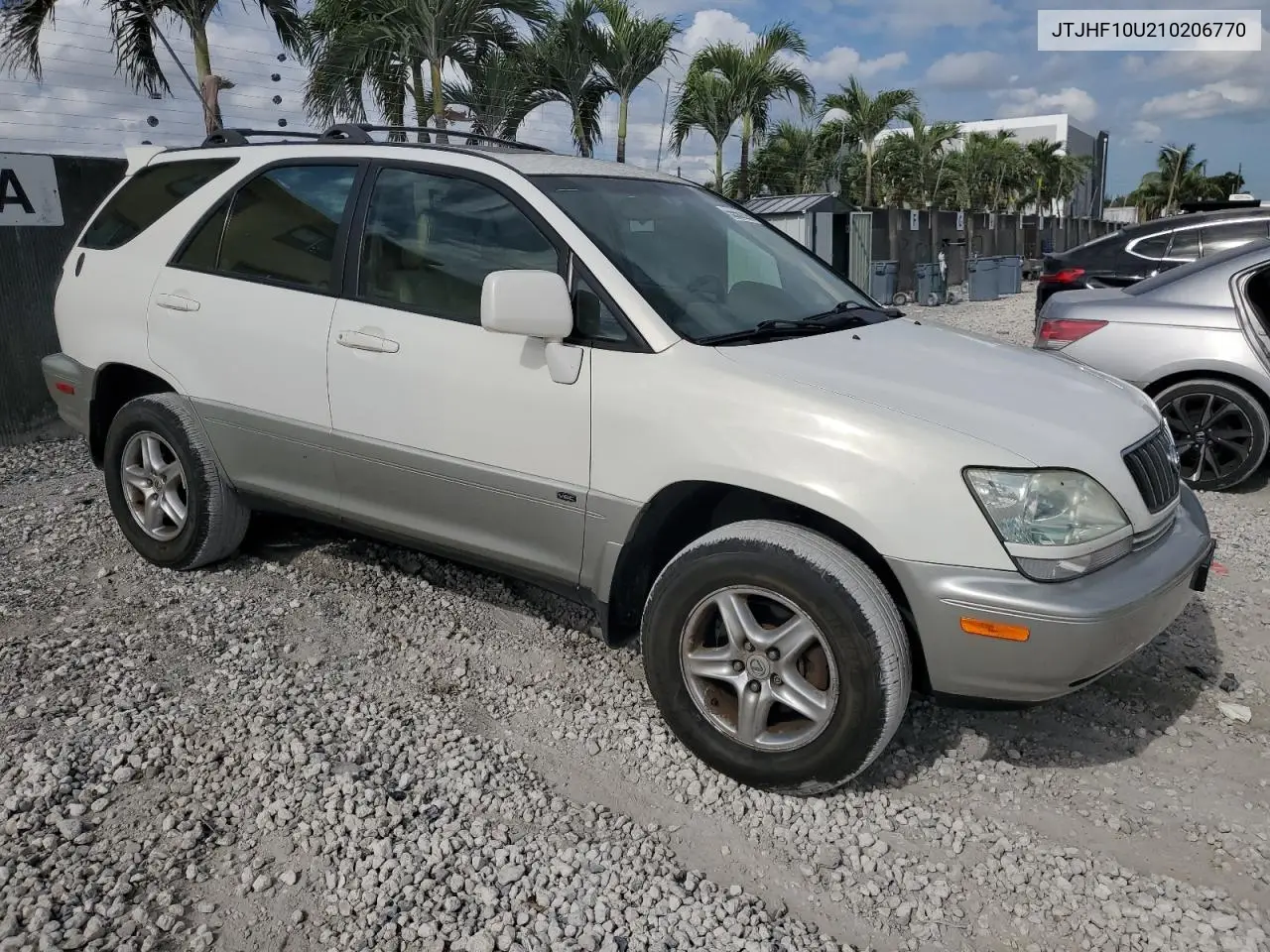 2001 Lexus Rx 300 VIN: JTJHF10U210206770 Lot: 55502095