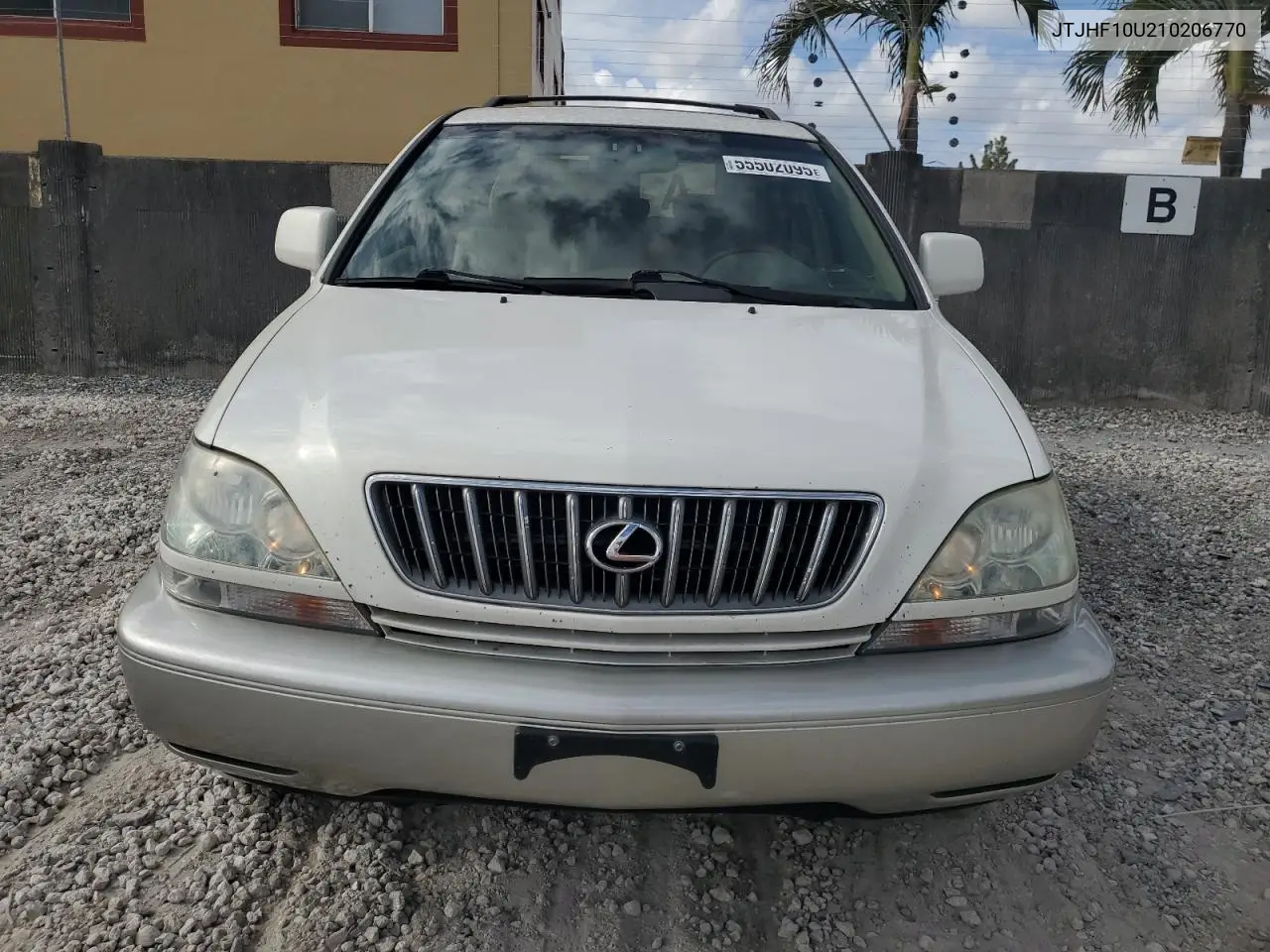 2001 Lexus Rx 300 VIN: JTJHF10U210206770 Lot: 55502095