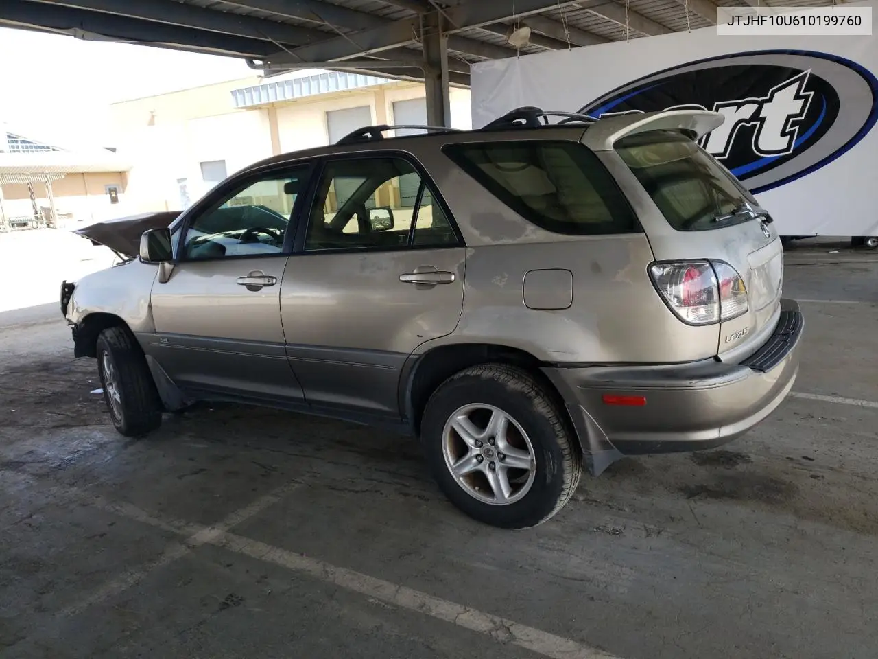 2001 Lexus Rx 300 VIN: JTJHF10U610199760 Lot: 55637985