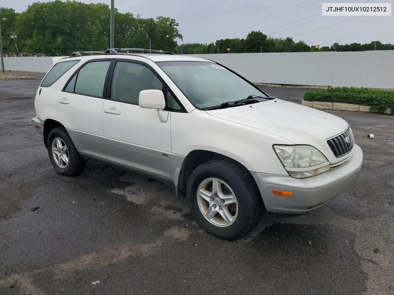 2001 Lexus Rx 300 VIN: JTJHF10UX10212512 Lot: 56628675