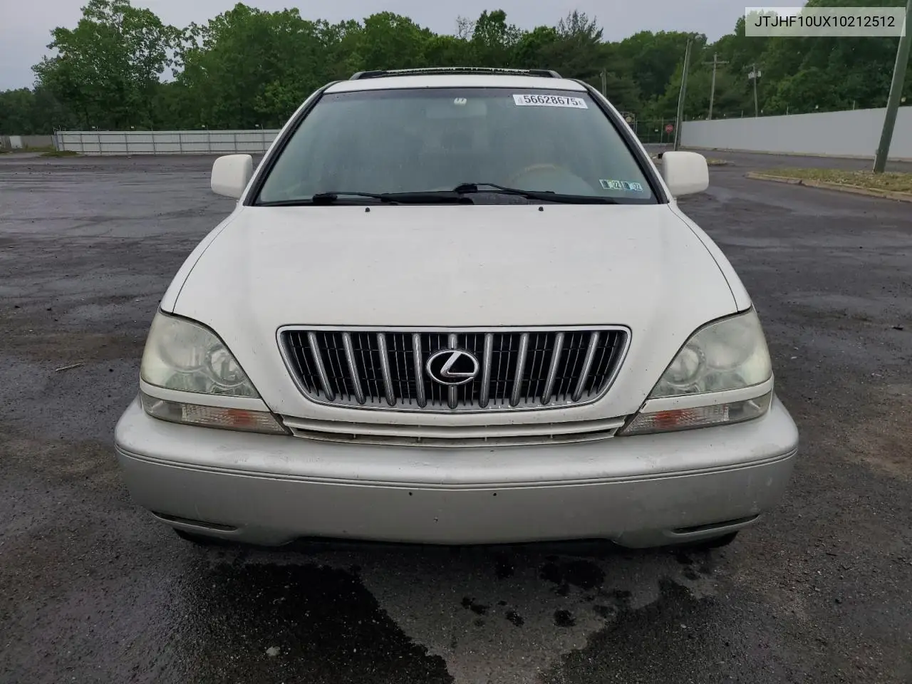2001 Lexus Rx 300 VIN: JTJHF10UX10212512 Lot: 56628675