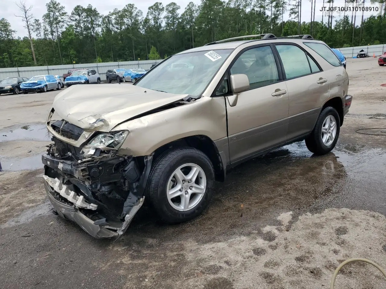 2001 Lexus Rx 300 VIN: JTJGF10U110108910 Lot: 58805255