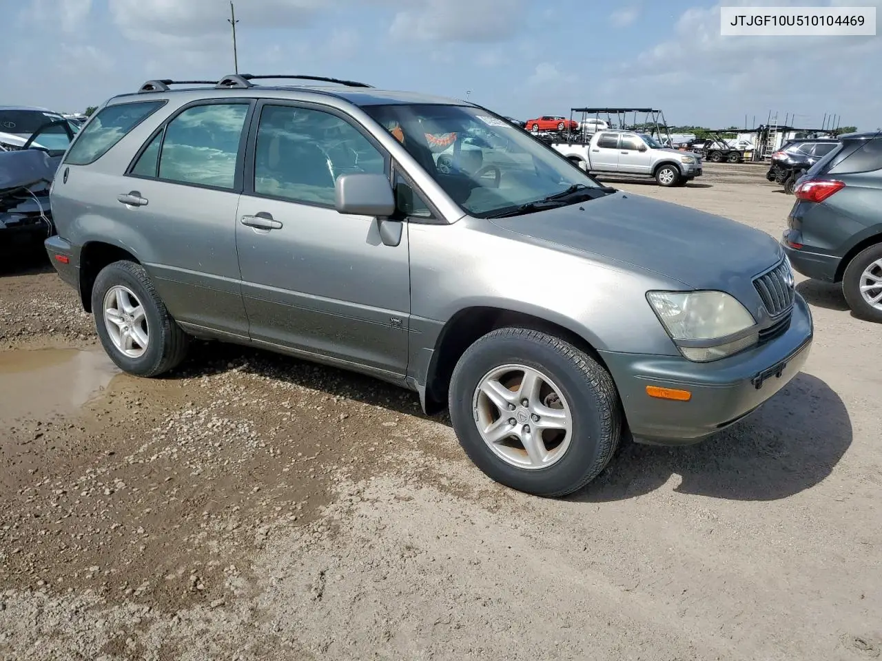 2001 Lexus Rx 300 VIN: JTJGF10U510104469 Lot: 61255195
