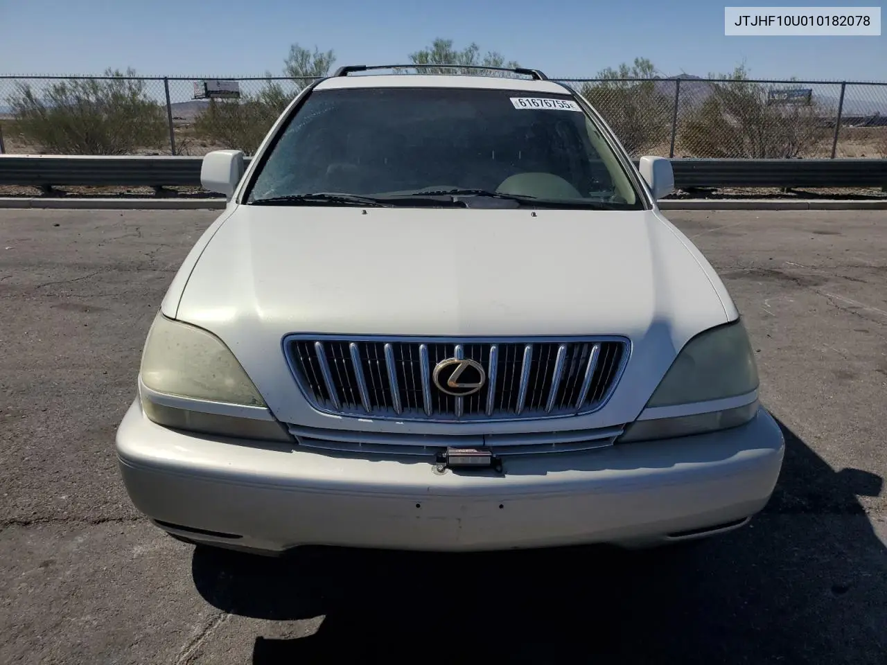 2001 Lexus Rx 300 VIN: JTJHF10U010182078 Lot: 61676755