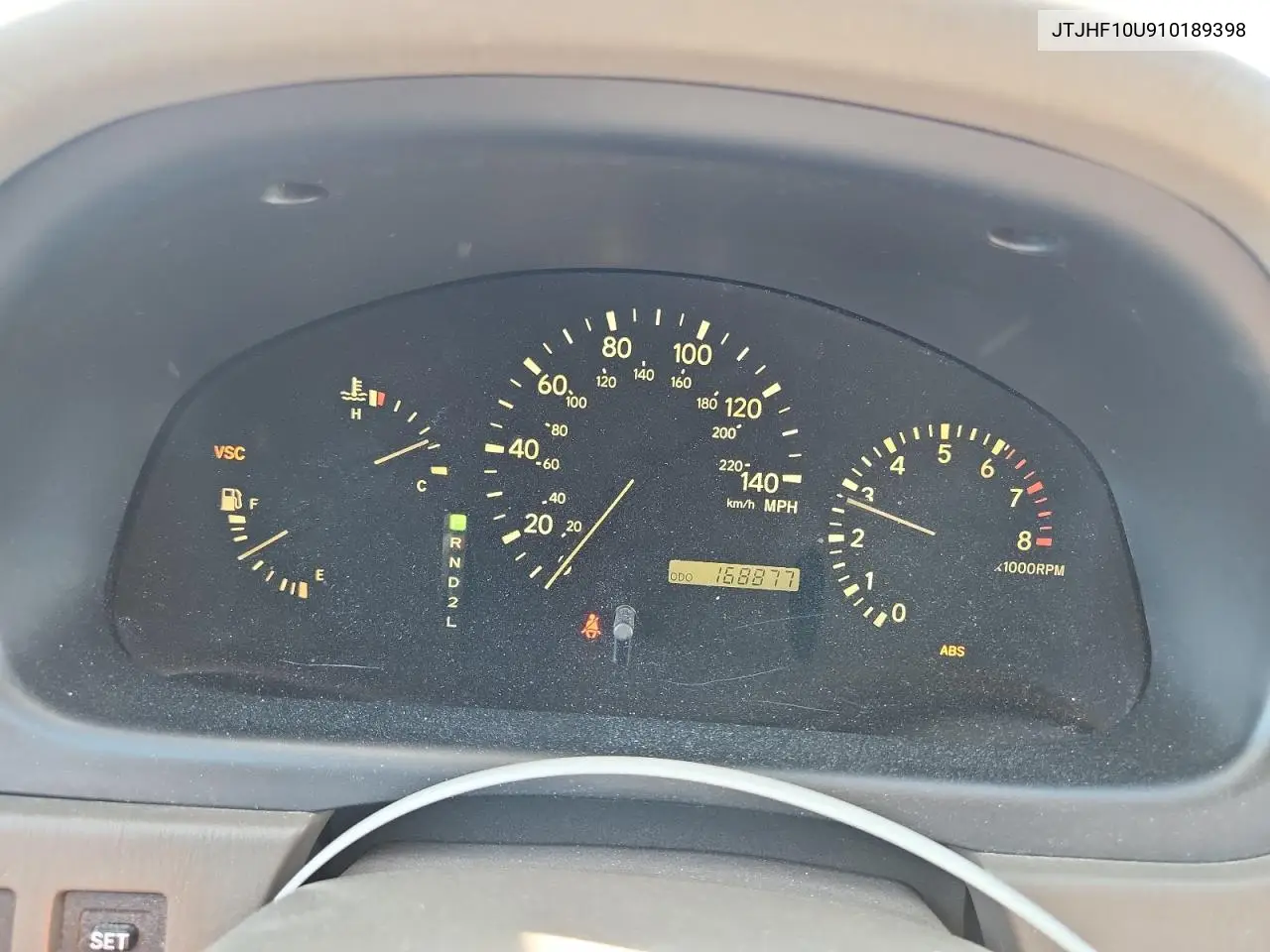 2001 Lexus Rx 300 VIN: JTJHF10U910189398 Lot: 61866945